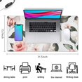 thumbnail image 5 of Long Mouse Pads for Desk,Pioneer Flower Floral Print Pattern Desk Mats on Top Of Desks, Desk Mouse Pad Extra Large with 3mm Non-Slip Base and Stitched Edge for Gaming,Office,Work,Home 31.5"x15.7", 5 of 6