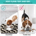 thumbnail image 4 of Pet Feeding Mat with Rustic Farmhouse Plaid Pattern, Durable Waterproof Dog Food Mat, Absorbent, Non-Slip, Quick Dry, Washable Mat Featuring Retro Checkerboard and Striped Fusion, 4 of 7