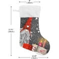 thumbnail image 2 of Coolnut Christmas Stocking Personalized Christmas Santa Large Candy Stocking Hanging Gift Xmas Stockings Decoration 2PCS for Family Holiday Party Ornaments Decor Fireplace, 2 of 7