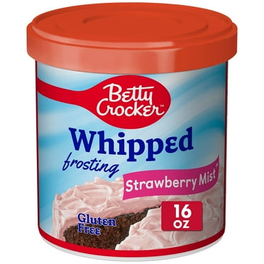 2X - Betty Crocker Gluten Free Whipped Strawberry Mist Frosting, 12 Oz.