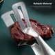 thumbnail image 4 of Moyic Pinza para carne, portátil, de acero inoxidable, para carne, pescado frito, pinza para repostería, comida ranurada, cocina multifuncional, Cocina y Comedor Moyic HA028554-00, 4 of 6