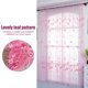 thumbnail image 2 of Cortina de tul translúcida para puertas y ventanas, 1 x 2 m, para decoración estética de habitaciones, con bonito estampado de hojas rosas, 2 of 8