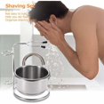 thumbnail image 5 of Men's Shaving Stand Set Shaving Cup + Shaving Holder Male Beard Shaving Soap Bowl Shaving Stand, 5 of 5