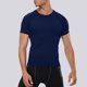 thumbnail image 5 of pstuiky Camisa de manga corta para hombre, Camisa deportiva de color liso con mangas raglán cortas y cuello redondo para hombre camisas casuales para hombre m, 5 of 5