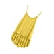 thumbnail image 5 of Conjunto de pijama de mujer de 2 piezas, pantalones cortos de chaleco sexy, ropa de dormir, ropa de dormir, amarillo, L Eigraketly  AP001253-37, 5 of 7