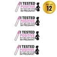 thumbnail image 2 of I Tested Positive But Not For Covid | I'm Pregnant| Pregnancy Reveal Party Water Bottle Labels | Set Of 12, 2 of 4