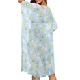 thumbnail image 4 of HELLHERO Easter Bunny & Chick Print Beach Kimono - Lightweight Breathable Swimsuit Cover Up - Cute Vacation Cardigan for Women, 4 of 6