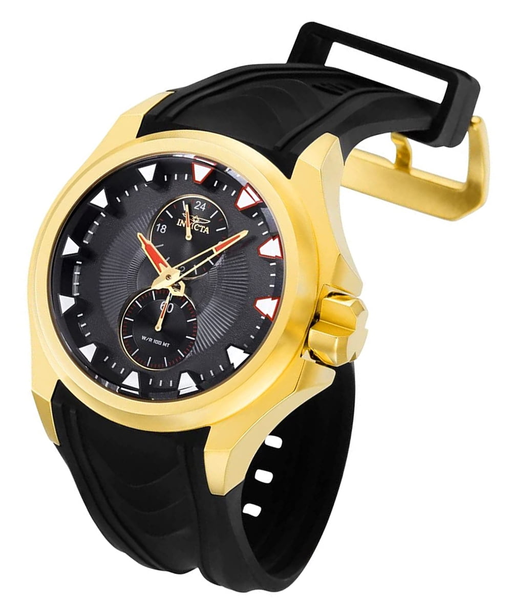 Invicta Men's 38014 S1 Rally Quartz Multifunction Black Dial Watch
