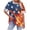 Blue, variant on DPTALR Women's Plus Size Summer Color Block Printed Round Neck Short Sleeve Basic T-Shirt,Red,Women's Plus Size XXXXL