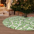 thumbnail image 6 of Sikiie Cute Crocodile 30-48 inches {designName} Print Christmas Tree Skirt Snowman Xmas Tree Skirt with Edge Christmas Decorations for Holiday Party48", 6 of 7