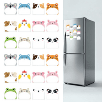 WuPing Cartoon Sticky Notes, Adorable Animal-Shaped Self-Adhesive Note Pads, 24-Pack with 30 Sheets per Pad