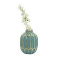 thumbnail image 7 of Sagebrook Home Ceramic 8"h Decorative Vase, Turquoise/gold, 7 of 7