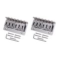 thumbnail image 3 of Ounissouiy Professional Guitar Bridge Saddle Metal Fixed Wear-resistant Saddle Hardtail Saddle Waterproof Tailpiece Accessories 2piezas, 3 of 6