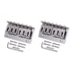 thumbnail image 2 of Billuyoard Professional Guitar Bridge Saddle Metal Fixed Wear-resistant Saddle Hardtail Saddle Waterproof Tailpiece Accessories 2piezas, 2 of 6