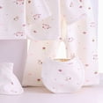 thumbnail image 6 of CAUYDY Preemie Baby Clothes Newborn Boys Girls Outfit Long Sleeve Pajamas Pants Hat Bib Bellyband Cotton 7PCS Layette Set for Infant Fall Winter 0 3 6 Months (Sizes 0-3 Months,Light Pink), 6 of 6