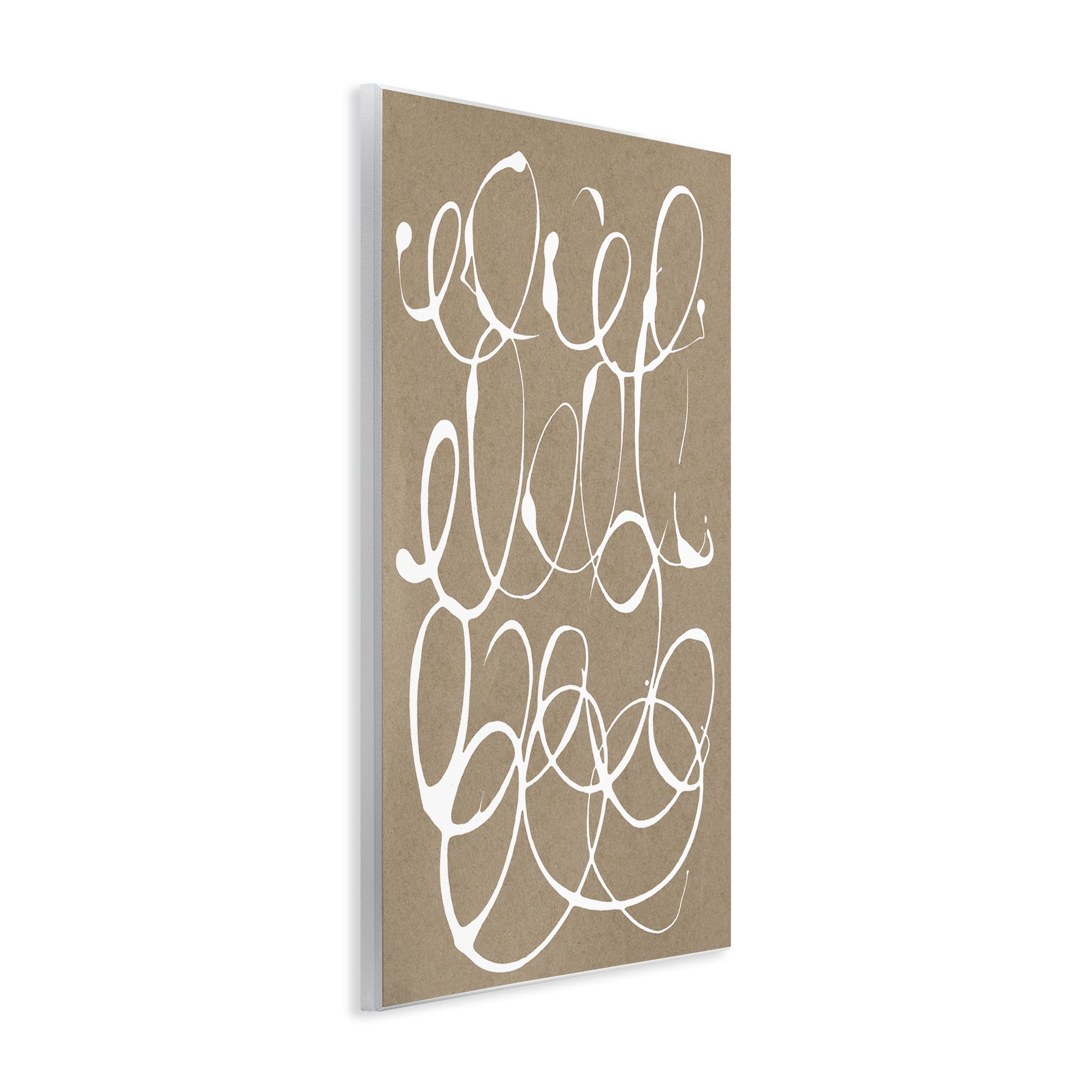 Stupell Industries Scribbled Taupe Circles Wall Plaque Art, design by Susan Bryant