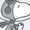 WHITE, variant on Peanuts - Snoopy - Men's Short Sleeve Graphic T-Shirt