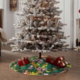 thumbnail image 4 of Sikiie Cute Tribal Leopards Nativity Christmas Tree Skirt, Jesus Christian Winter Holiday Tree Mat Decoration(30-48IN)36", 4 of 6