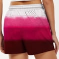 thumbnail image 4 of LOVZFMLL Short Décontracté pour Femme à Taille Haute, Imprimé, Non Extensible, Rouge G, 4 of 5
