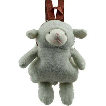 Cuddlee Pet Plush Animal Backpack, Sheep