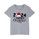 thumbnail image 4 of Fiudx Camiseta Navideña con Bonito Diseño de Mangas Abullonadas, Tejido Suave y Transpirable, Versátil para Usar con Pantalones Cortos, Faldas y Leggings, Ideal para Fiestas y Salidas Escolares, de 3, 4 of 4