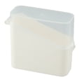 thumbnail image 1 of Contenedor de queso en rodajas de 2 piezas para negra Caja de almacenamiento de plástico con tapa abatible, 1 of 9