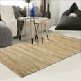 thumbnail image 5 of 8â€™ x 10â€™ Tan and Gray Intricately Handwoven Area Rug, 5 of 5