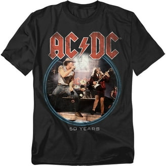 AC/DC Back In Black World Tour Men's & Big Men's Graphic Tee Shirt