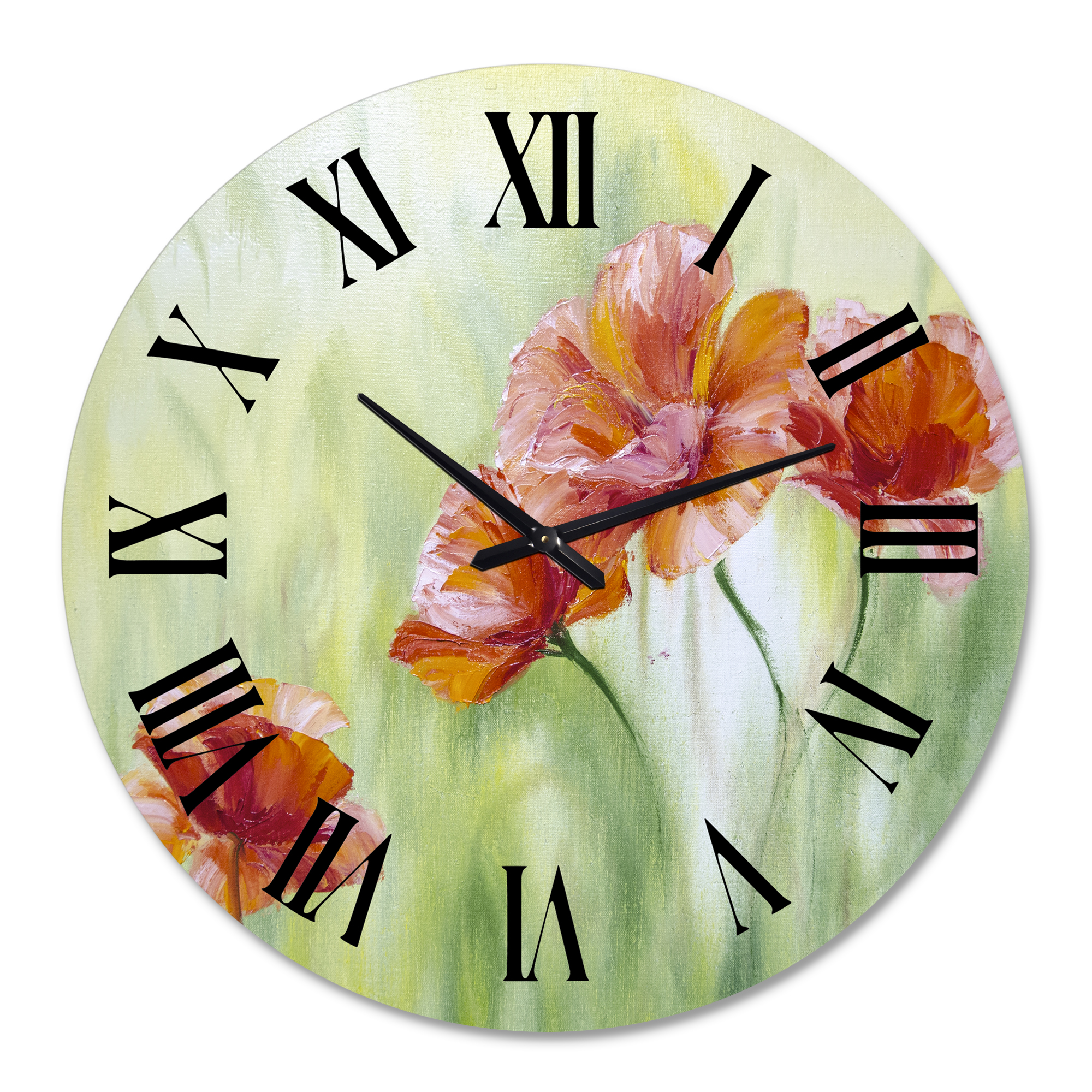 Designart 1 in Quartz Traditional Wall Clock