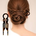 thumbnail image 1 of Xihbxyly Accesorio para El Cabello, Elegante Peine Insertable, Horquilla Multifuncional Duradera, Fácil de Hacer Moños, Uso Diario, Peinado para Ocasiones Especiales, Realza Tu Look., 1 of 6