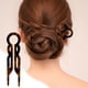 thumbnail image 2 of Horquilla universal de pez pequeño para mujer, accesorio para el cabello con forma de albóndiga, para uso diario, con función de sentido avanzado y multifuncional., 2 of 4