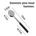 thumbnail image 2 of Meat Tenderizer Hammer Tool/Pounder For Tenderizing Steak Beef Poultry, 2 of 5
