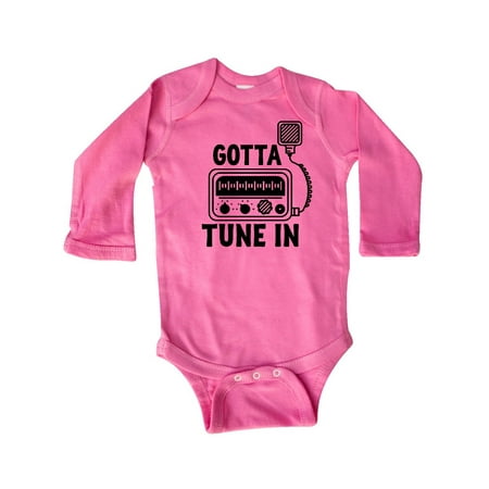 - CB Ham Radio Fan Trucker Gift Long Sleeve Creeper