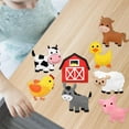 thumbnail image 6 of Yunhgft Felt Animals Sewing for Kids Stuffed Animals Craft and Sewing Set Nursery Sewing style C, 6 of 8