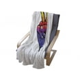 thumbnail image 4 of Groovy Soft Flannel Fleece Throw Blanket, Hand Peace Love Sign in Rainbow Colors Internationally Recognized Universal Print, Cozy Plush for Indoor and Outdoor Use, 50" x 70", Multicolor, by Ambesonne, 4 of 6