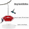 thumbnail image 3 of Hummingbird Feeders for Outdoors, Hummingbird Feeder and Built-in Ant Moat, 30 Feeder Ports, Hummingbird Feeders for Outdoors Hanging Ant and Bee Proof, 3 of 6