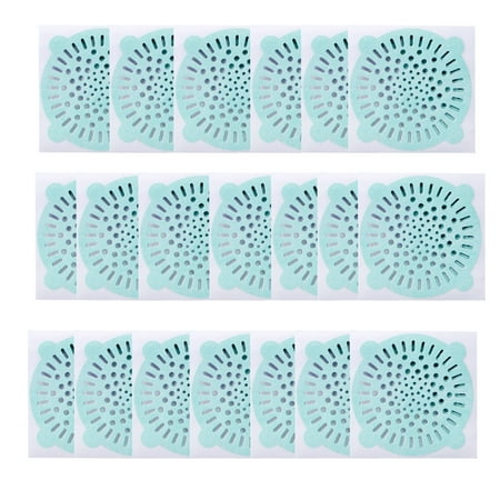 

GIFZES 20Pcs Sink Strainers Firmly Disposable Non-woven Fabric Green Bathtub Shower Drain Stickers for Bathroom