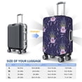 thumbnail image 5 of Haiem Lavender Flowers Luggage Cover Printed Suitcase Covers for Luggage Elastic Washable Suitcase Protector Fits 18-32 Inch Luggage-Small, 5 of 8