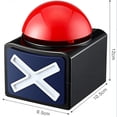 thumbnail image 2 of Zumbador de juego de 2 uds, zumbadores de respuesta para espectáculo de juegos con luz y sonido de alarma, caja de botón de espectáculo, juguete de utilería para concurso de fiesta, 2 of 5