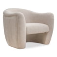 thumbnail image 2 of Moe's Home Collection Domino Accent Chair Fabric Beige, 2 of 8