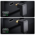 thumbnail image 4 of Cable HDMI UGREEN 4K con ángulo recto de 90 grados, 1 m, HDMI 2.0, 4 of 9