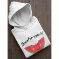 thumbnail image 3 of Buon Ferragosto! Cute Watermelon Hoodie Toddler -Image by Shutterstock,  5 Toddler, 3 of 4