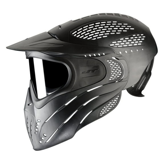 Premise Total Headshield Paintball Goggle with Single Lens, Black