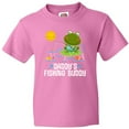 thumbnail image 3 of Inktastic Daddys Fishing Buddy Cute Frog Youth T-Shirt, 3 of 5