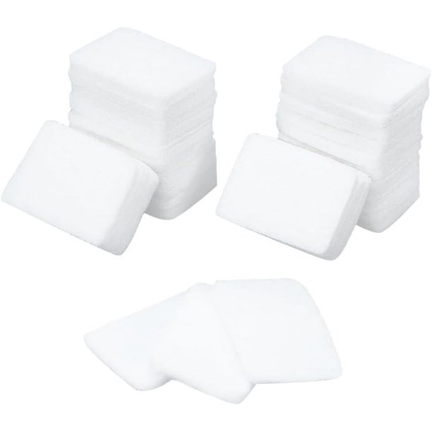 100 almohadillas de recambio sin perfume de 1,1 × 0,8 pulgadas, almohadillas aromáticas blancas para difusor de aceites esenciales, almohadillas rectangulares de recambio para aceites aromáticos.