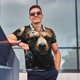 thumbnail image 4 of Fotbe Urban Bear With Headphones Camiseta Polo de Golf para Hombre con Estampado – Camisa Deportiva Transpirable con Cuello Abotonado-Small, 4 of 6