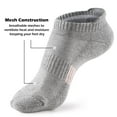 thumbnail image 5 of Ankle Socks Womens Running Athletic No Show Socks Cushioned 5-Pairs, 5 of 6