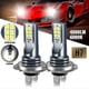thumbnail image 2 of 4x H7 Led Headlight Bulb Kit High Low Beam 220w 60000lm Super Bright 6000k White-m.4173, 2 of 4