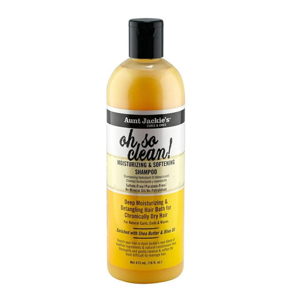 Shea butter enriched Curls and coils Oh So Clean deep moisturizing and softening hair shampoo for natural curls, coils, and waves, 12 oz|The Shea Butter enriched Oh So Clean Curls and Coils deep moist