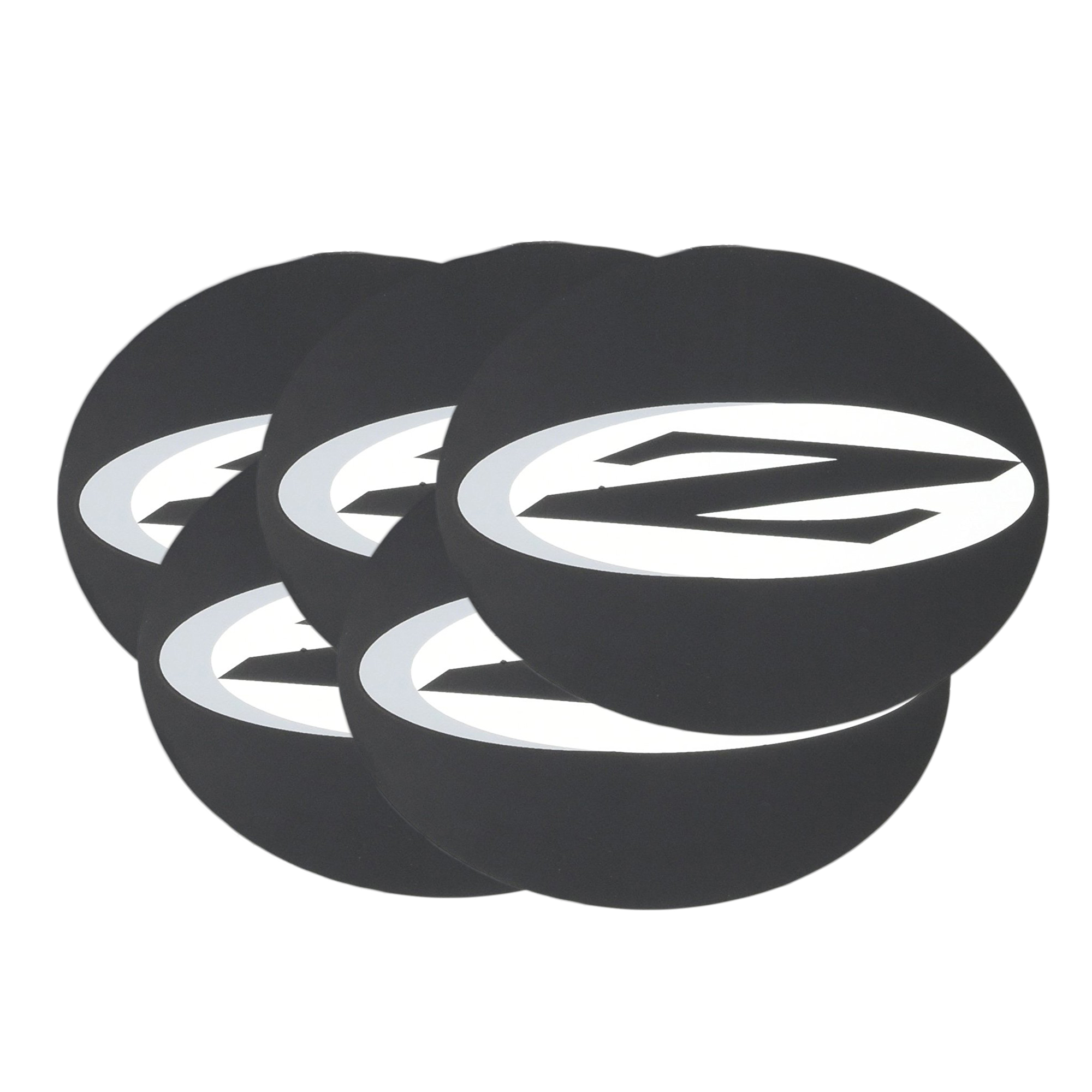 Zipp Disc Valve Hole Cover Sticker Kit Black 5 pieces